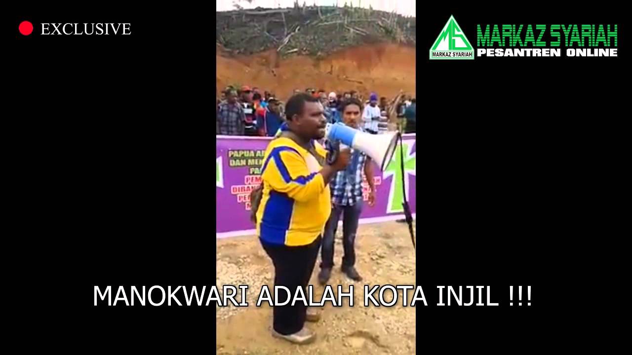 Ini Dia Video Pelarangan Pembangunan Masjid di Manokwari