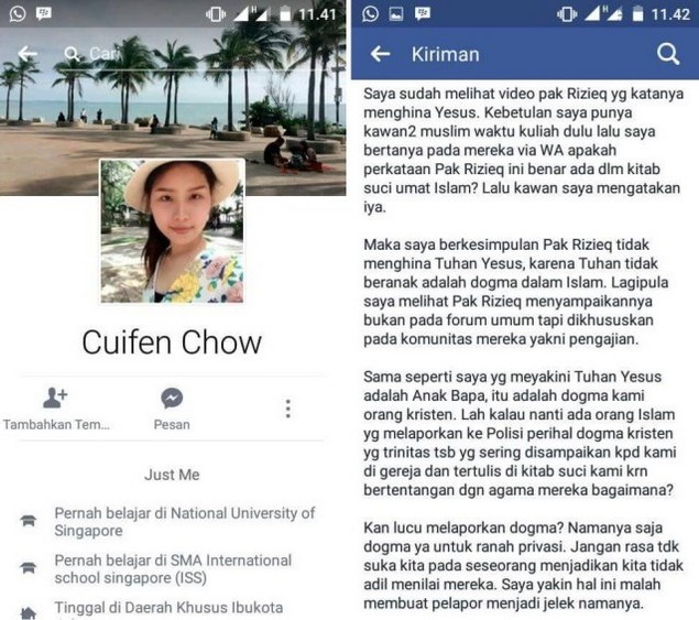 Tanggapan Non Muslim Cerdas Terhadap Ceramah Habib Rizieq Yang Dilaporkan Pasal Penistaan Agama