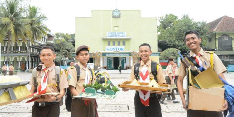 kepanduan di gontor pramuka gontor